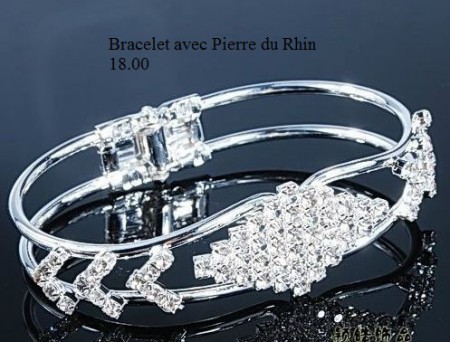 Bacelet Pierre du Rhin $ 18.00