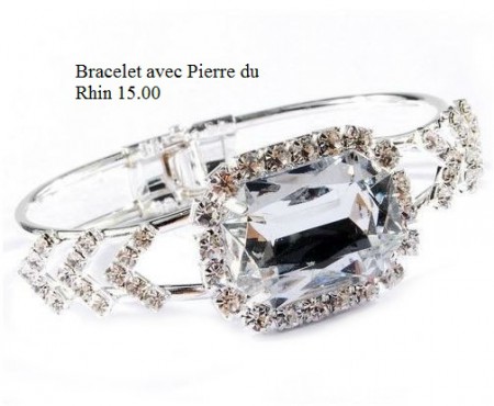 Bacelet Pierre du Rhin $ 15.00